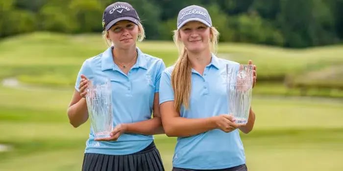 Alli Troxell and Addisyn Newman