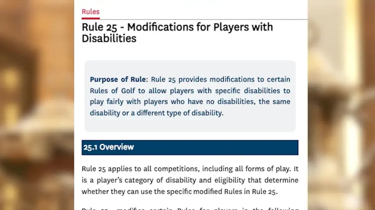 What Rule 25 means for Tennessees adaptive golfers