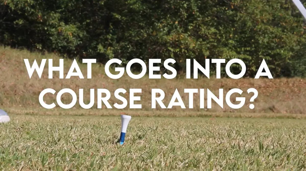 what goes into course rating