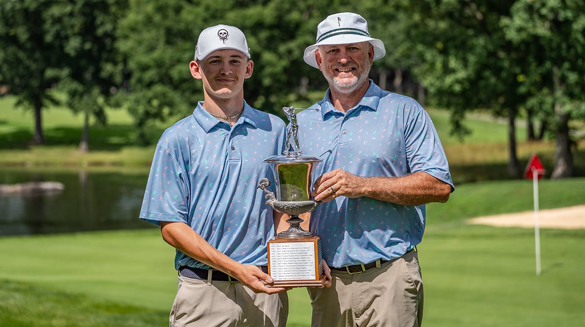 Ricker family wins their first Parent-Child Championship trophy