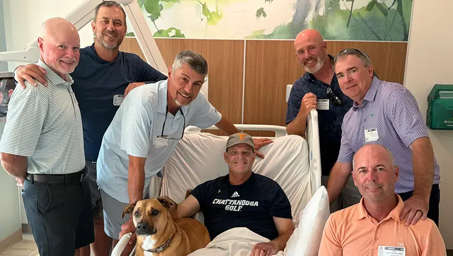 Golf community embraces Zeb Patten after plane crash